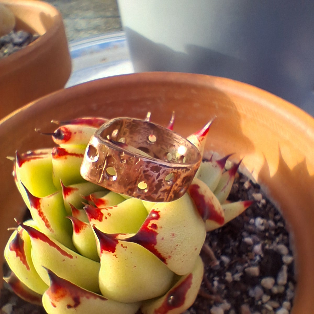 Volcanic Pear Ring